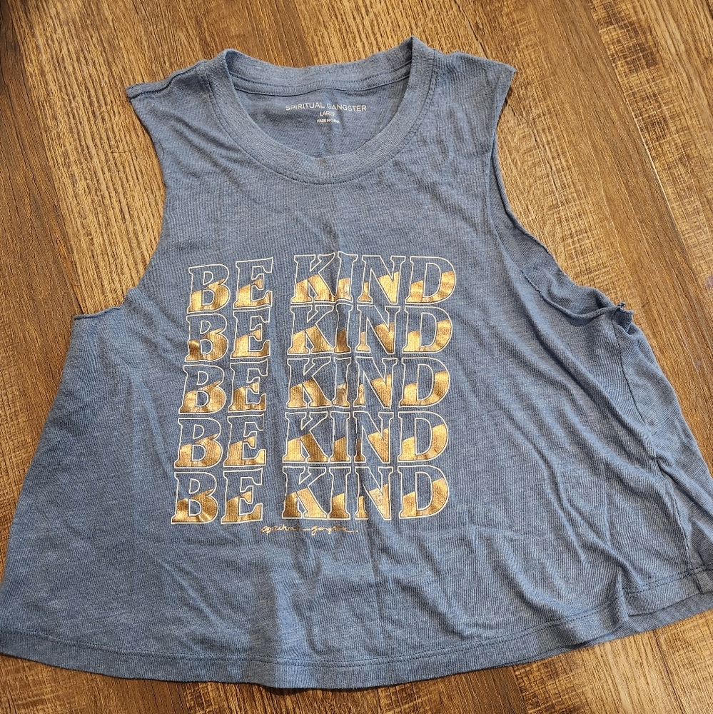 Spiritual Gangster crop tank